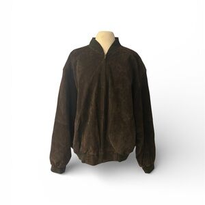 Men's Brown Suede Jacket
